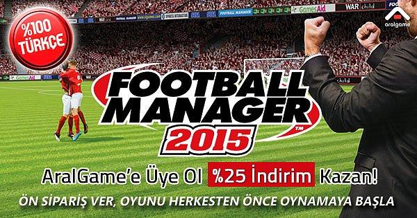 Football Manager 2015 AralGame'de!