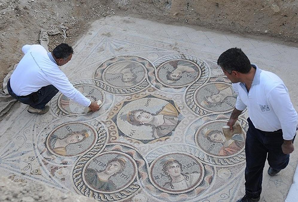 Zeugma Antik Kenti'nde 3 Yeni Mozaik Bulundu