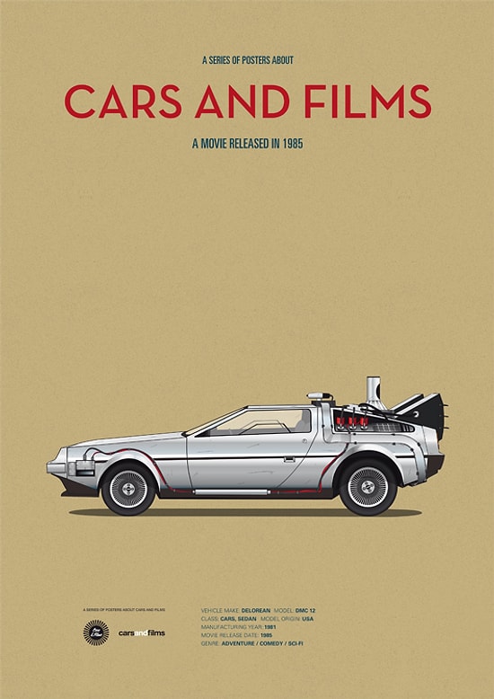 Kült Filmlerle Özdeşleşen 12 Otomobil Afişi