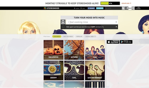 7. Stereomood