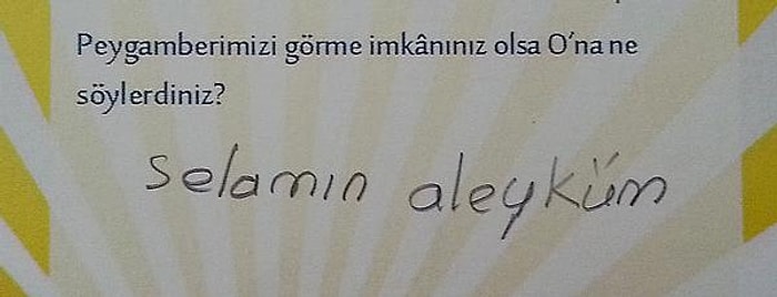 Çocukların 'Peygamberimizi Görme İmkanınız Olsa Ne Söylerdiniz?' Sorusuna Verdiği 18 İlginç Cevap