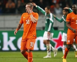 Sneijder'in Harika Golü Hollanda'ya Yetmedi