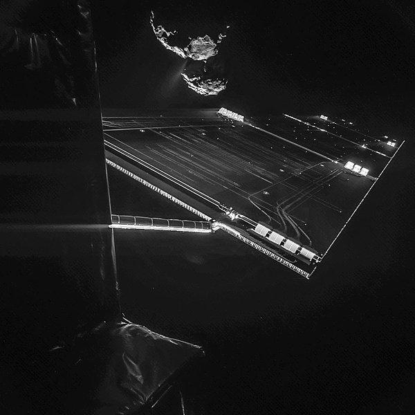 14. 16 kilometreden Rosetta özçekimi: