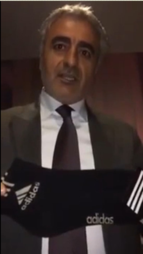 'Adidas Markalı Çorabın Altında ''Allah'' Yazıyor'