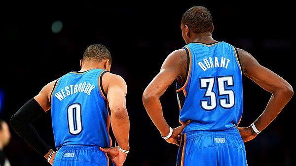 2. Russel Westbrook - Kevin Durant (Thunder)