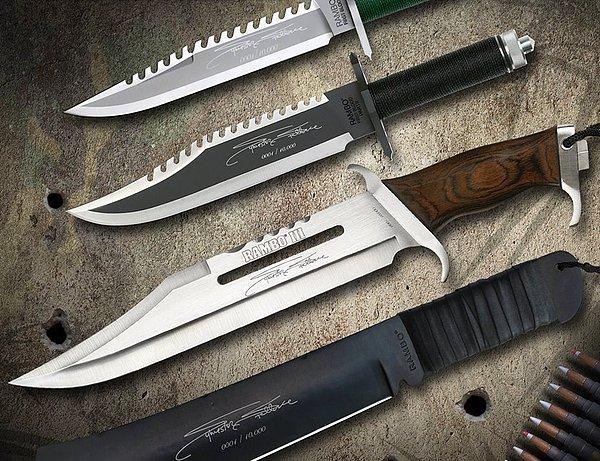 23. Rambo serisinden Rambo'nun bu bıçakları.