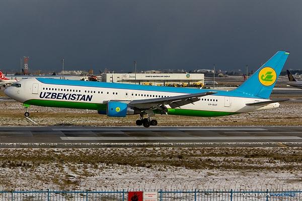7. Uzbekistan Airlines - Standart Boyama
