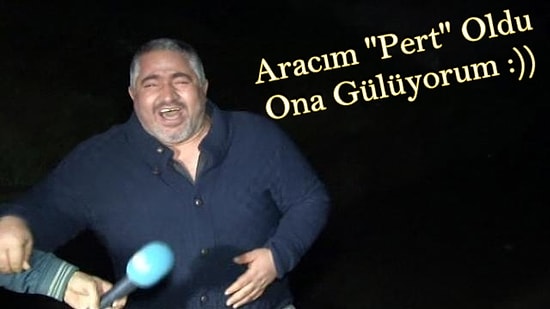 Arabası Pert Oldu Diye Hunharca Gülen Adam!