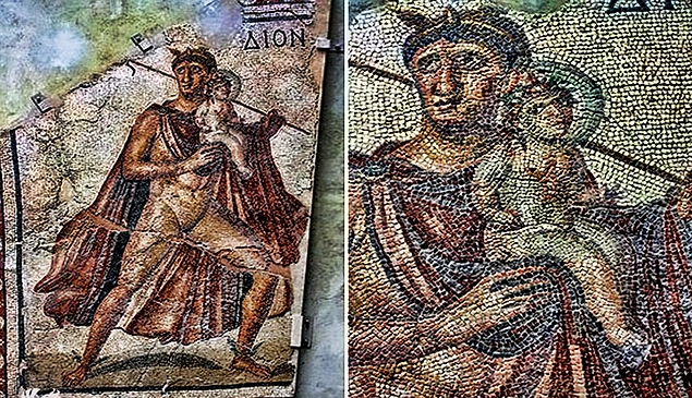 Dionysos Mozaiği ( Antakya ) Amerika Worcester Müzesi