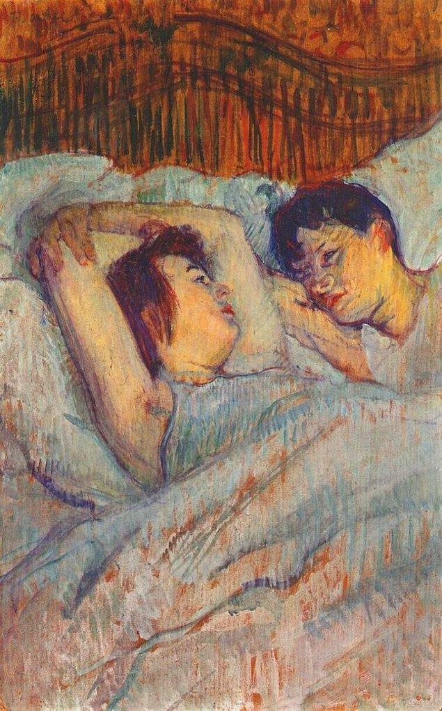 5. Henri de Toulouse-Lautrec:In Bed
