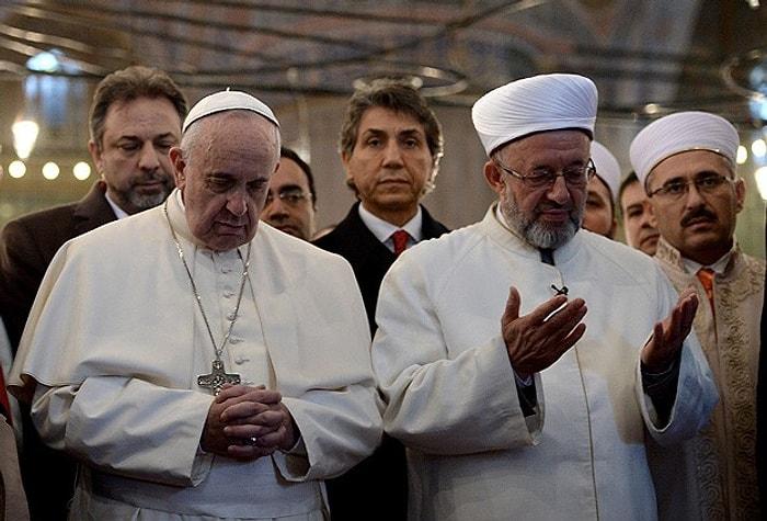 Papa ve İstanbul Müftüsü Birlikte Dua Etti