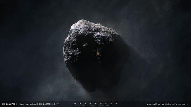 Güneş sisteminden bir Asteroit