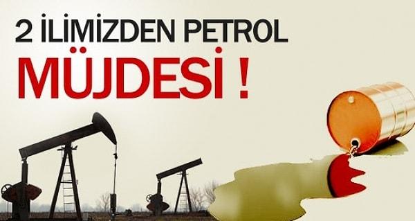 13. Seçimler yaklaşırken Türkiye'de çok zengin petrol yatağı bulmamak.