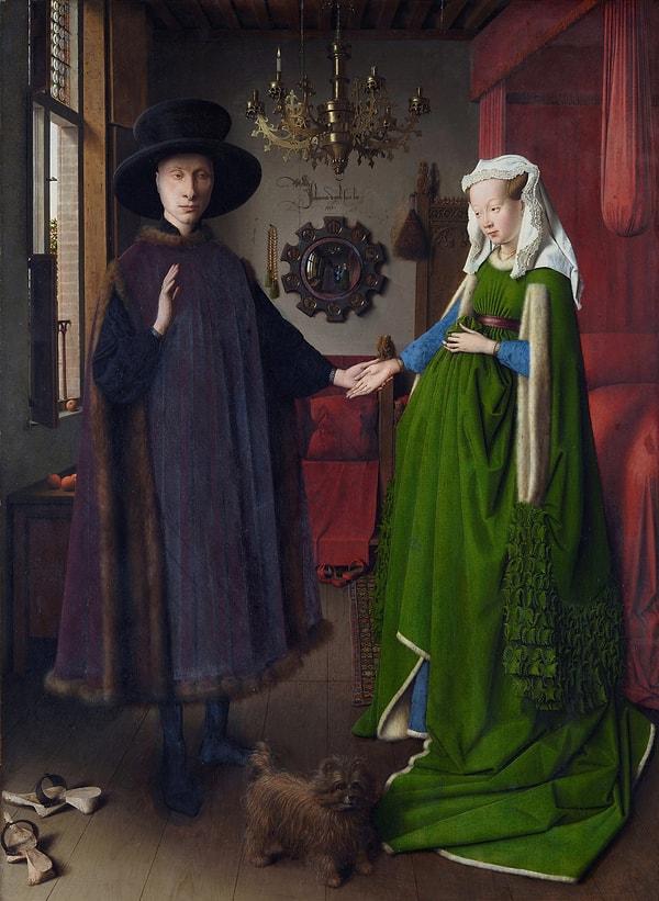 2. Van Eyck - Arnolfini Düğünü "The Arnolfini Wedding"