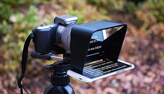 Taşınabilir Prompter ile Daha Profesyonel Videolar Kaydedin