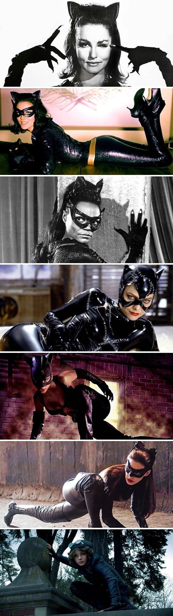 15. Selina Kyle olarak da tanıdığımız Catwoman(Kedi Kadın) geçmişten günümüze farklı oyuncularla ekranlarda yer almaya devam eden karakterler arasında.
