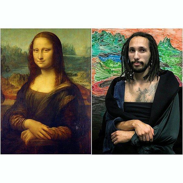 9. "Mona Lisa" Leonardo da Vinci 1503-1506