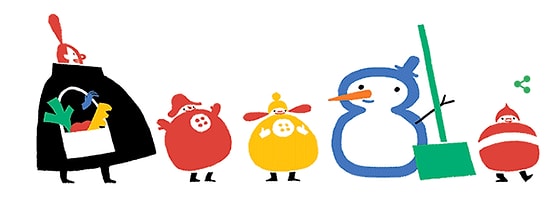 Google'dan Kış Gündönümü İçin Özel Logo