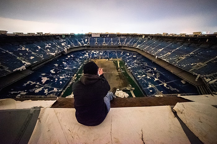 Günümüzde Çürümeye Yüz Tutmuş Bir Zamanların Gözdesi Devasa Stadyum Silverdome