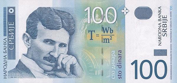 Sırbistan'daki bir banknot