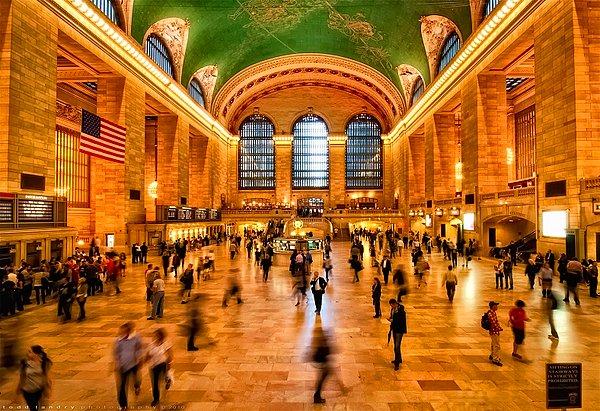 10. Grand Central Terminali - 21.600.00 ziyaretçi
