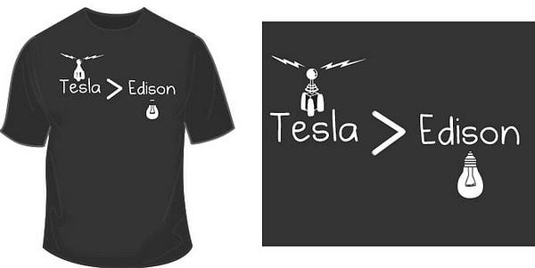 3. Tesla, 1884'te Birleşik devletlere ilk defa geldiğinde, Thomas Edison için çalışır. Edison henüz ampulün patentini almıştır ve elektriğin dağıtımı için bir sisteme ihtiyaç duymaktadır.