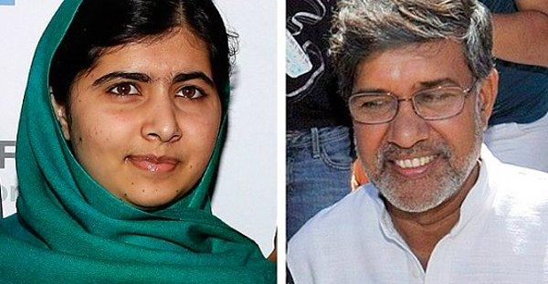 2014 yılı Nobel Barış Ödülü  17 yaşındaki Pakistanlı Malala Yusufzay ve Hindistanlı Kailash Satyarthi'ye verildi.