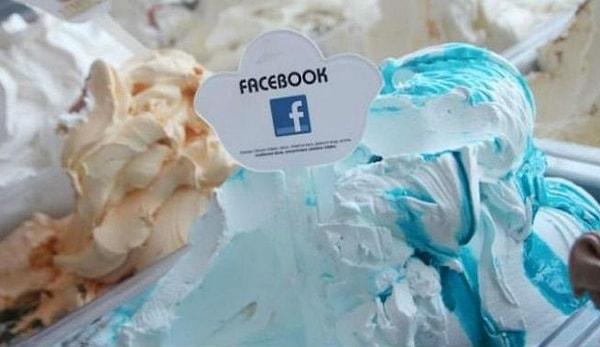 11. Facebook tadında dondurma