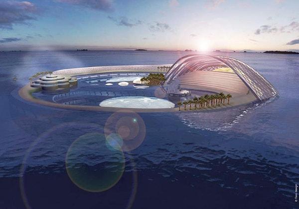 29. Gelecek projelerden: Hydropolis, sualtı oteli.