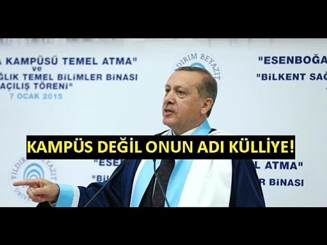 Cumhurbaşkanı Erdoğan: Kampüs Yerine Külliye Denilsin