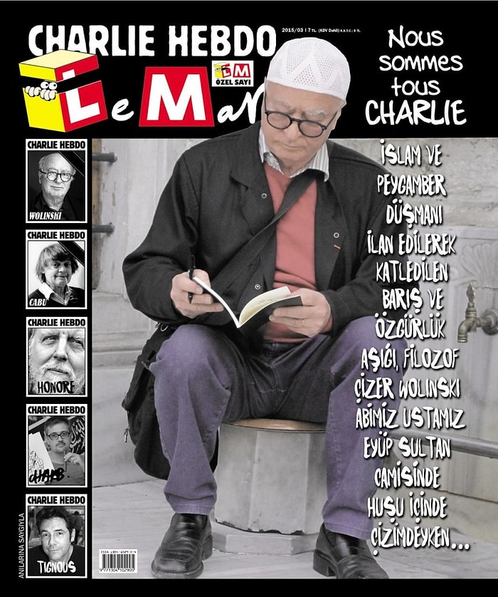 LeMan'dan Charlie Hebdo İçin Özel Sayı