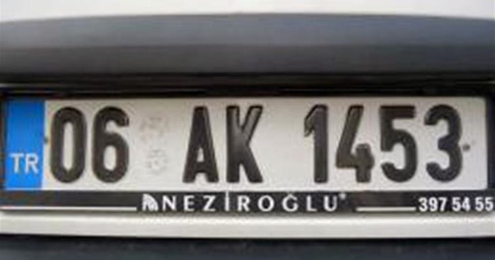 '06 AK 1453' Plakası İçin 350 Bin Lira İstiyor