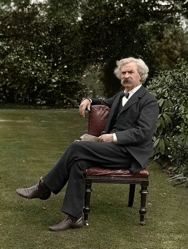 13. Mark Twain, Yazar (1900)