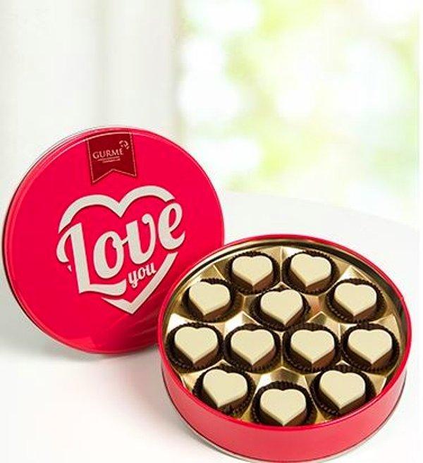 Seni Seviyorum Kalp Çikolata