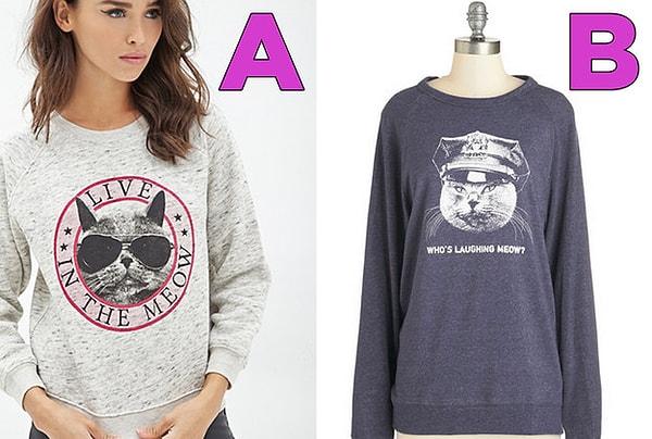 6. Hangi sweatshirt daha pahalı?