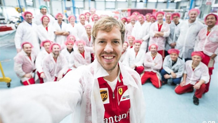 Yeni Ferrari'yi İlk Sebastian Vettel Kullanacak