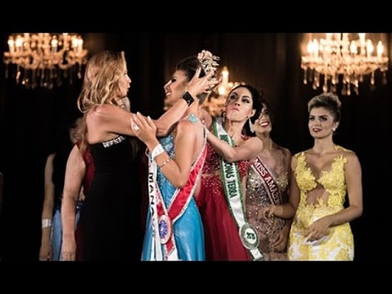 Yenilgiyi Hazmedemeyen Yarışmacının, Kazanan Kızın Tacını Kafasından Söküp Atması