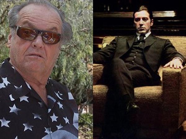 12. Jack Nicholson Michael Corleone rolünü reddetmiştir.