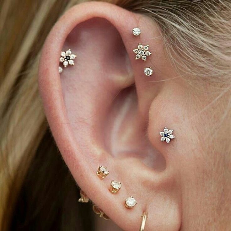 5 Adet Takim Kulak Manset Altin Yapraklar Olmayan Piercing Kulak Klipleri Sahte Kikirdak Kupe Taki Kadin Erkek Toptan Hediyeler Klipsli Kupeler Aliexpress