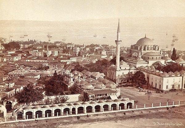 12. Beyazıt Kulesi'nden bakış (1870'li yıllar)