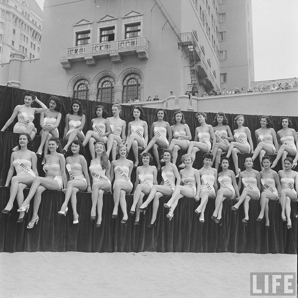 1952'de Yapılan İlk Miss Universe Güzellik Yarışması'ndan 21 Fotoğraf (Türk Kızı İçerir)