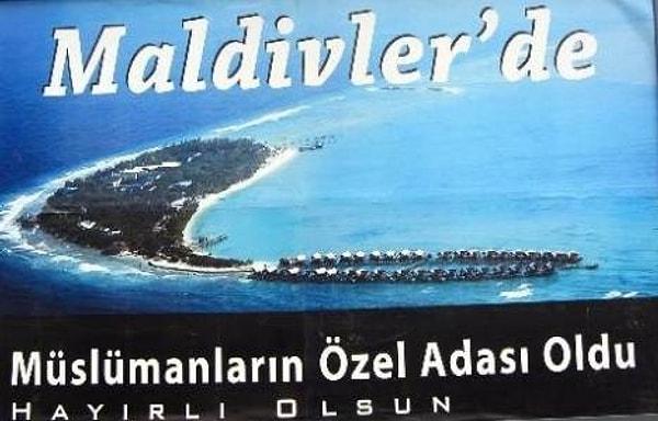 8. Maldivler'de Müslümanların özel adası: Proje iptal oldu, satışları sürdü