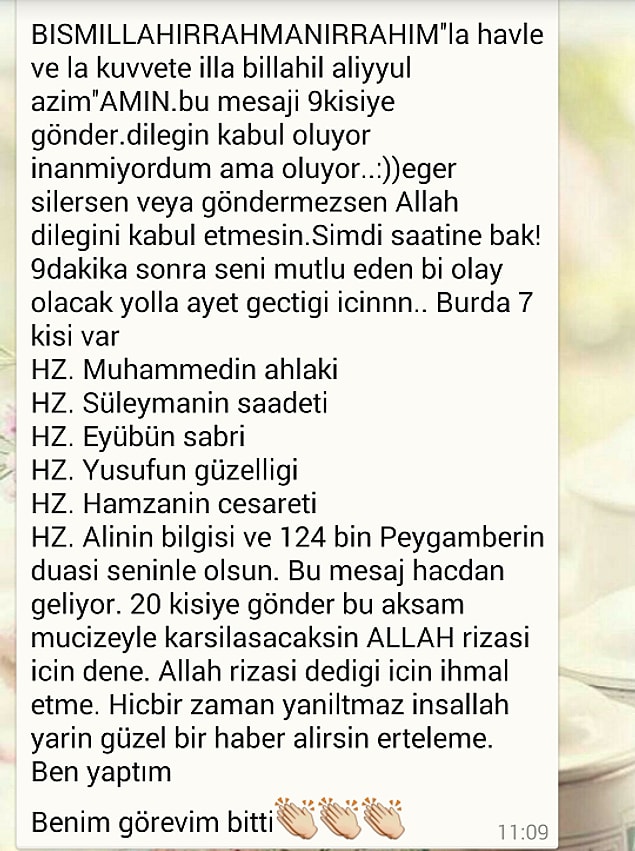 7. Dini facebook'a alet etmek