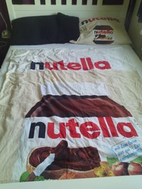 3. Rüyasında bile Nutella'yı görmek isteyen bu insan