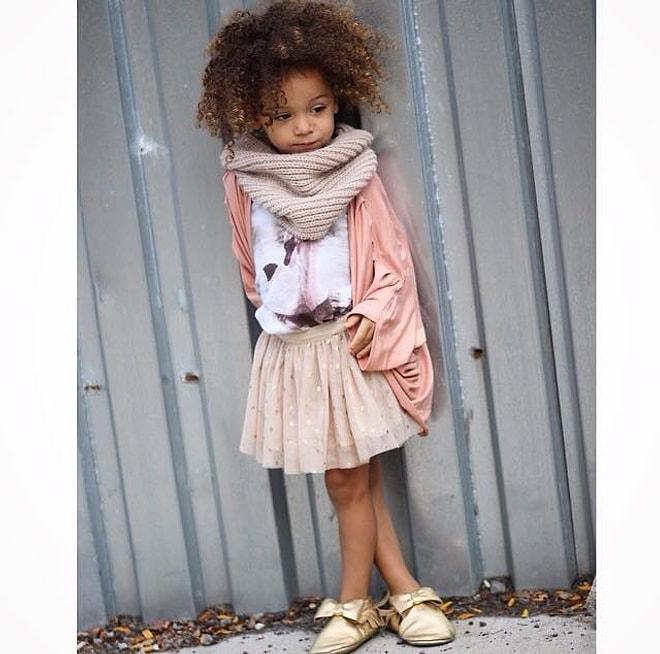3 Yaşında Olmasına Rağmen Moda İkonu Olan Küçük Kız
