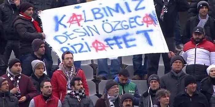 Beşiktaş Taraftarından Özgecan Tepkisi