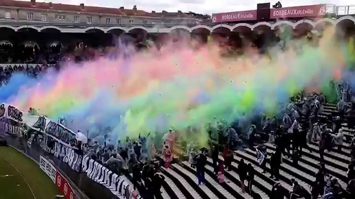 Bordeaux Taraftarlarından Müthiş Gösteri