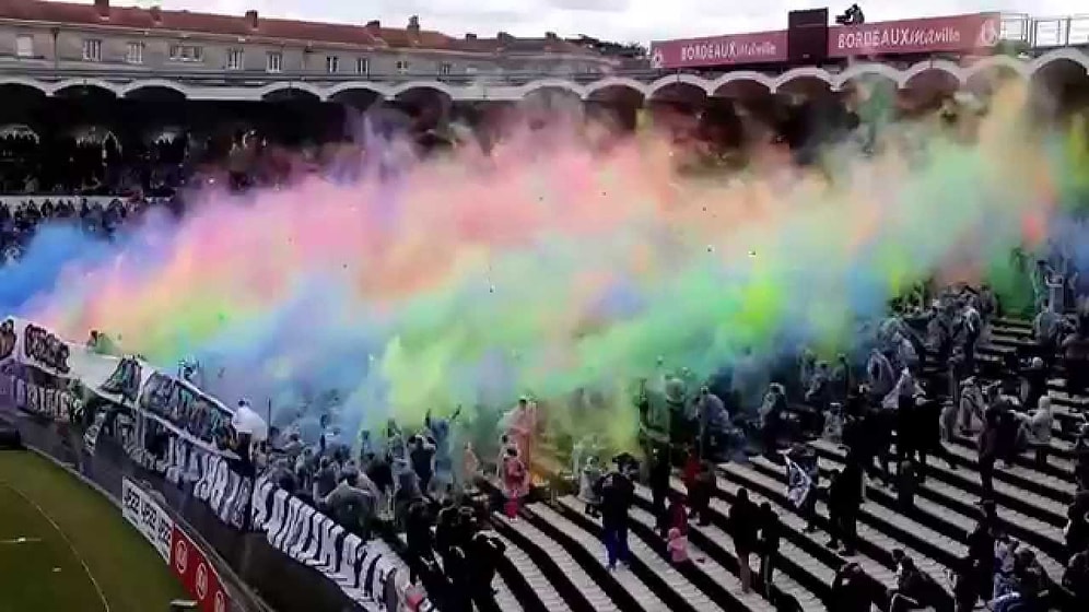Bordeaux Taraftarlarından Müthiş Gösteri