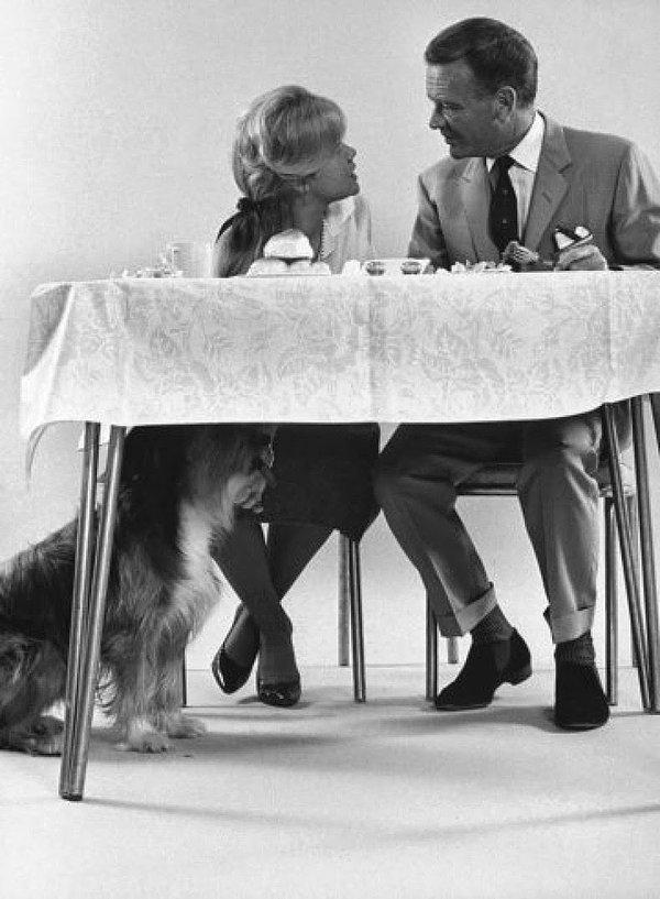 11- Aktör John Mills ve kızı Hayley 1962.