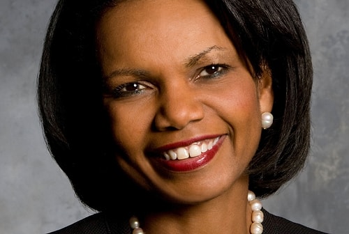 Kaddafi'nin evinde Condoleezza Rice fotoğrafları ile dolu bir albüm bulundu.